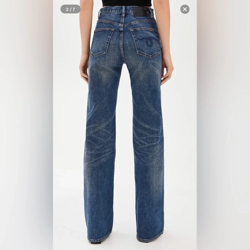 R13 Jane Jean Mire Blue size 28 New with tags - Picture 7 of 10
